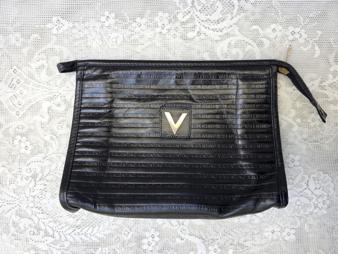 마리오 발렌티노 빈티지 레더 클러치백 (made in italy) 상품이미지1