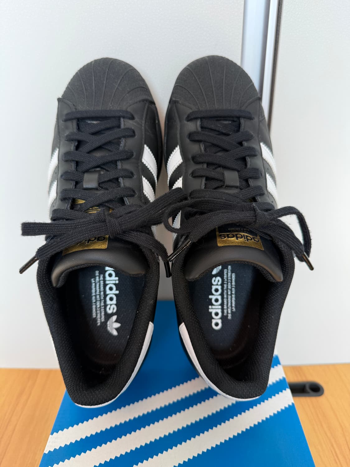 아디다스 슈퍼스타 블랙 화이트 260 상품이미지8