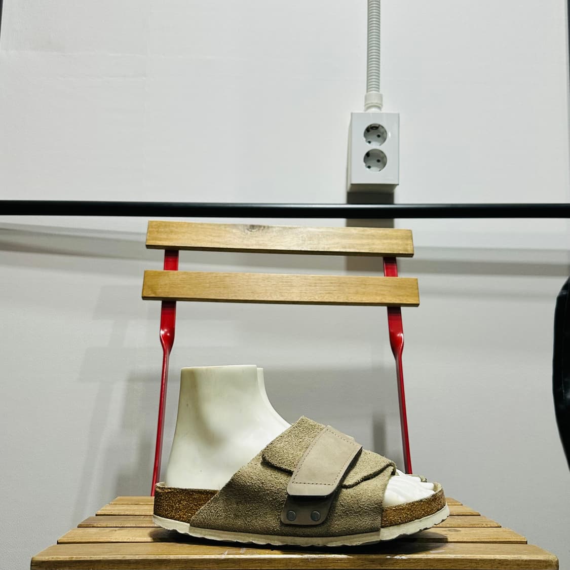 230) 버켄스탁 샌들 여성 여자 슬리퍼 교토 Kyoto 타우페 상품이미지1