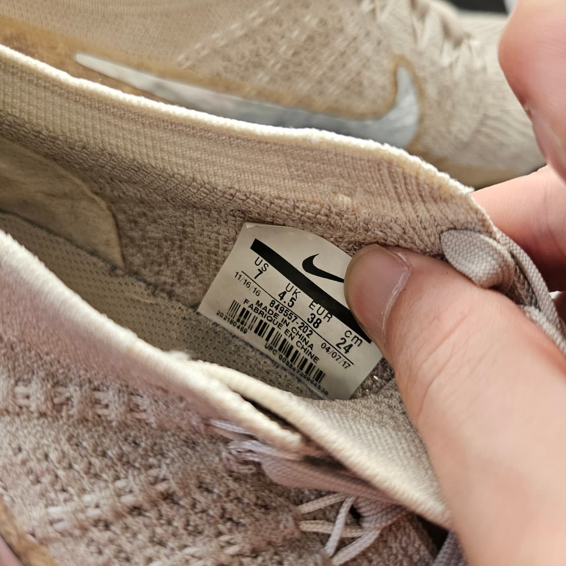 나이키(Nike) 에어 베이퍼맥스 플라이니트 240size 상품이미지8