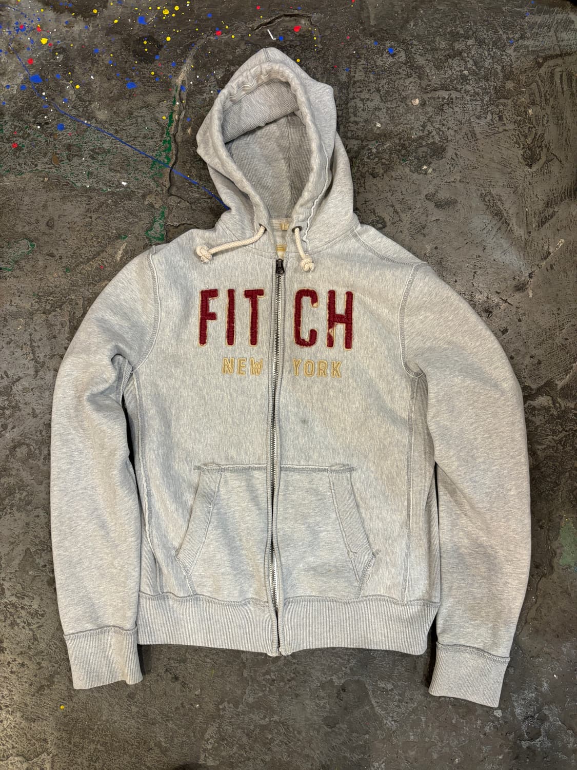 Abercrombie 뉴욕 로고 후드집업 상품이미지7