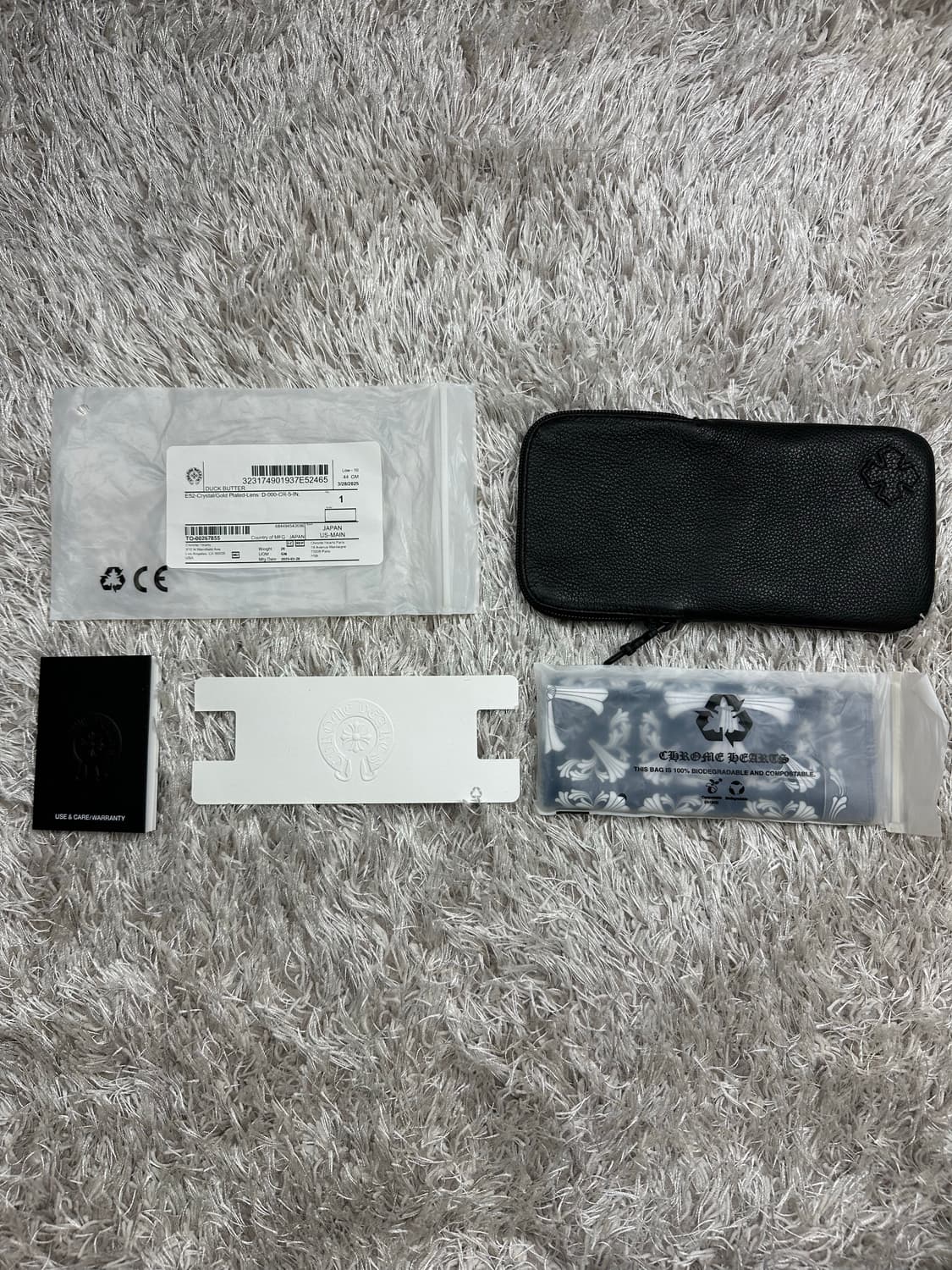 [52-21-152] 정품 크롬하츠 덕 버터 크리스탈 골드 플레이트 상품이미지2