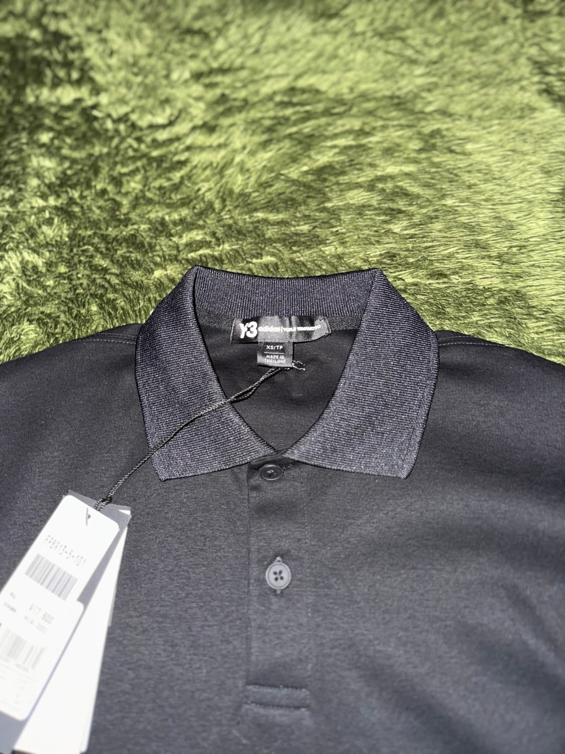 Y-3 요지 야마모토 뉴질랜드 올블랙스 폴로 티셔츠 블랙 상품이미지3
