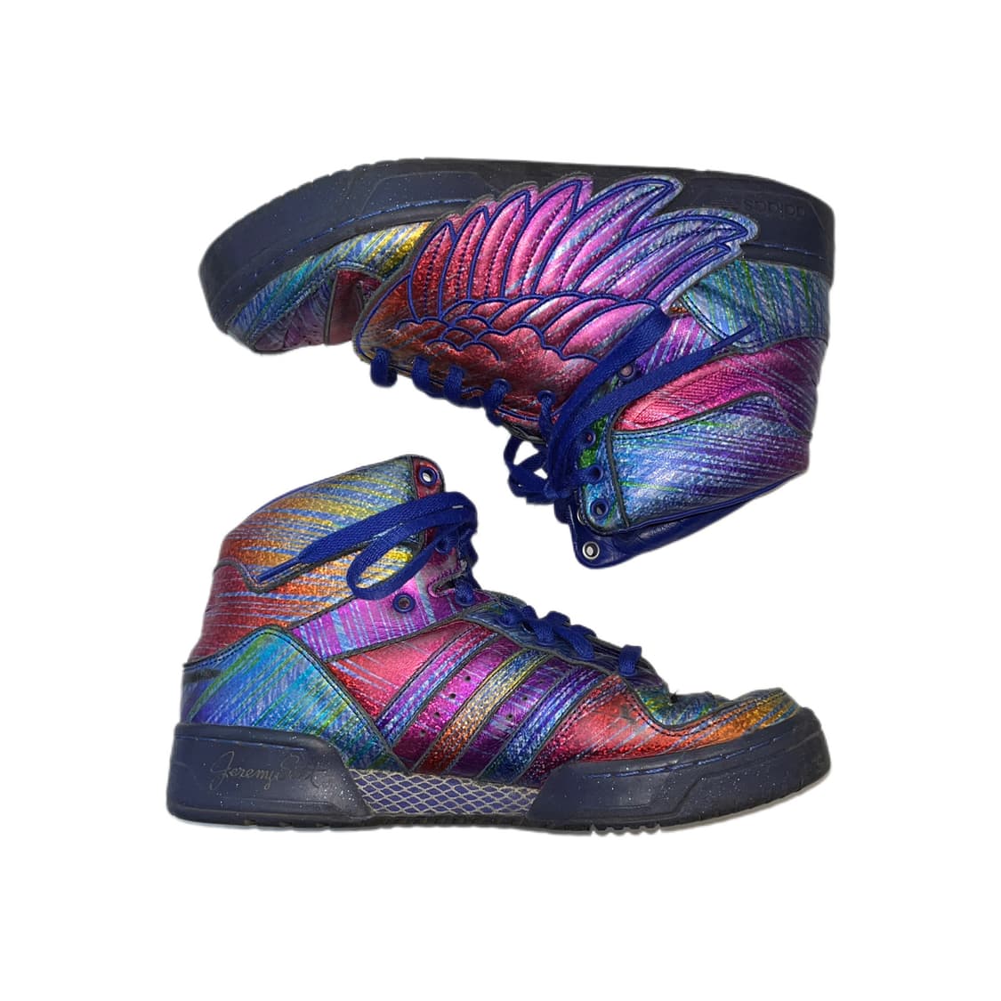 아디다스 Y2K 제레미스캇 윙 레인보우 날개 슈즈 270 상품이미지4