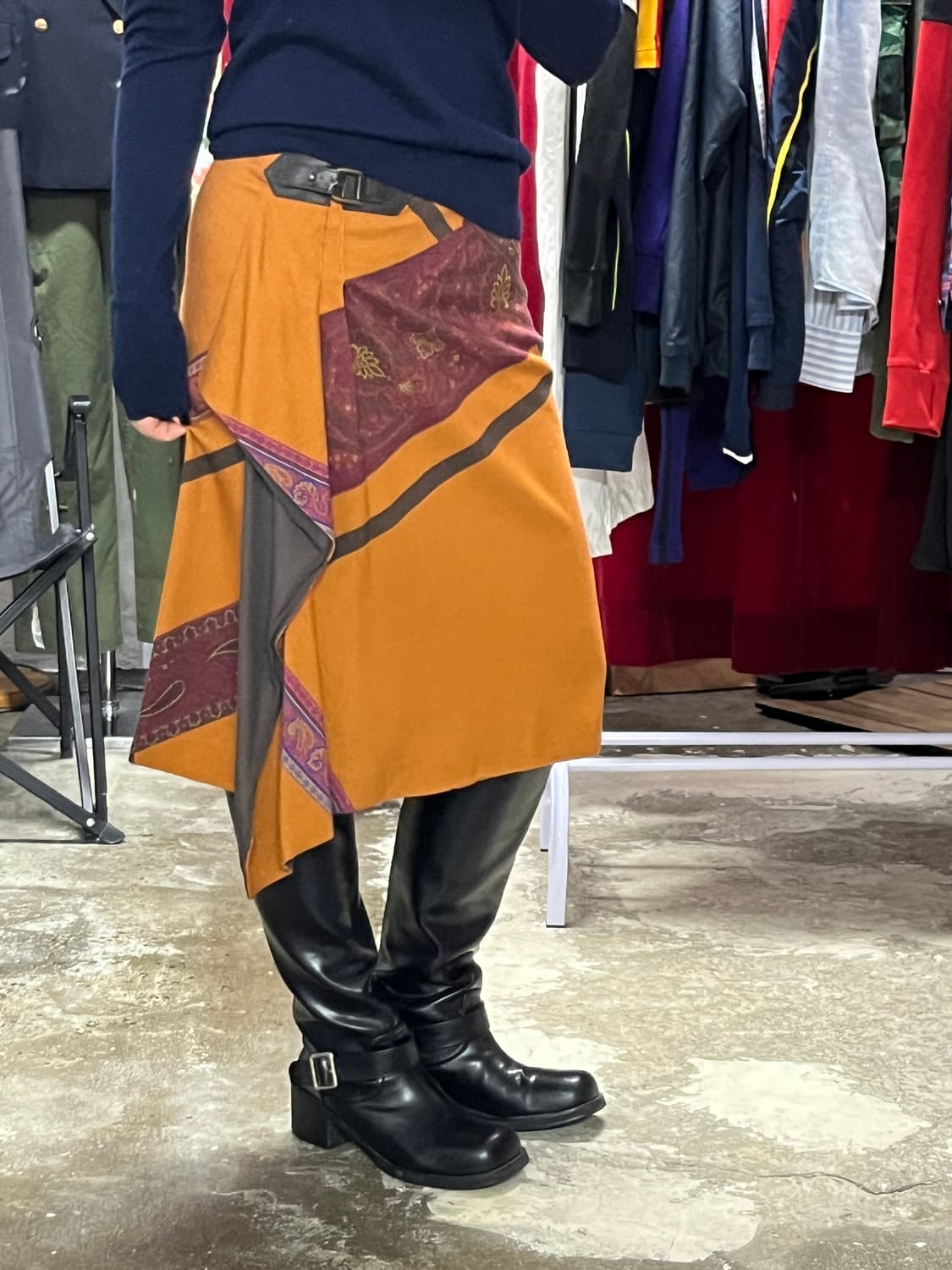 ETRO 에트로 디테일 미디 랩스커트 (Italy made) 상품이미지4