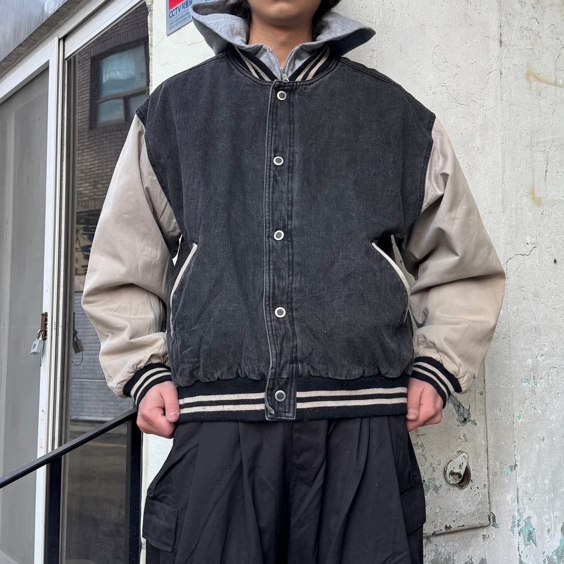 90‘s🇺🇸 Original Denim Varsity Jacket 상품이미지1