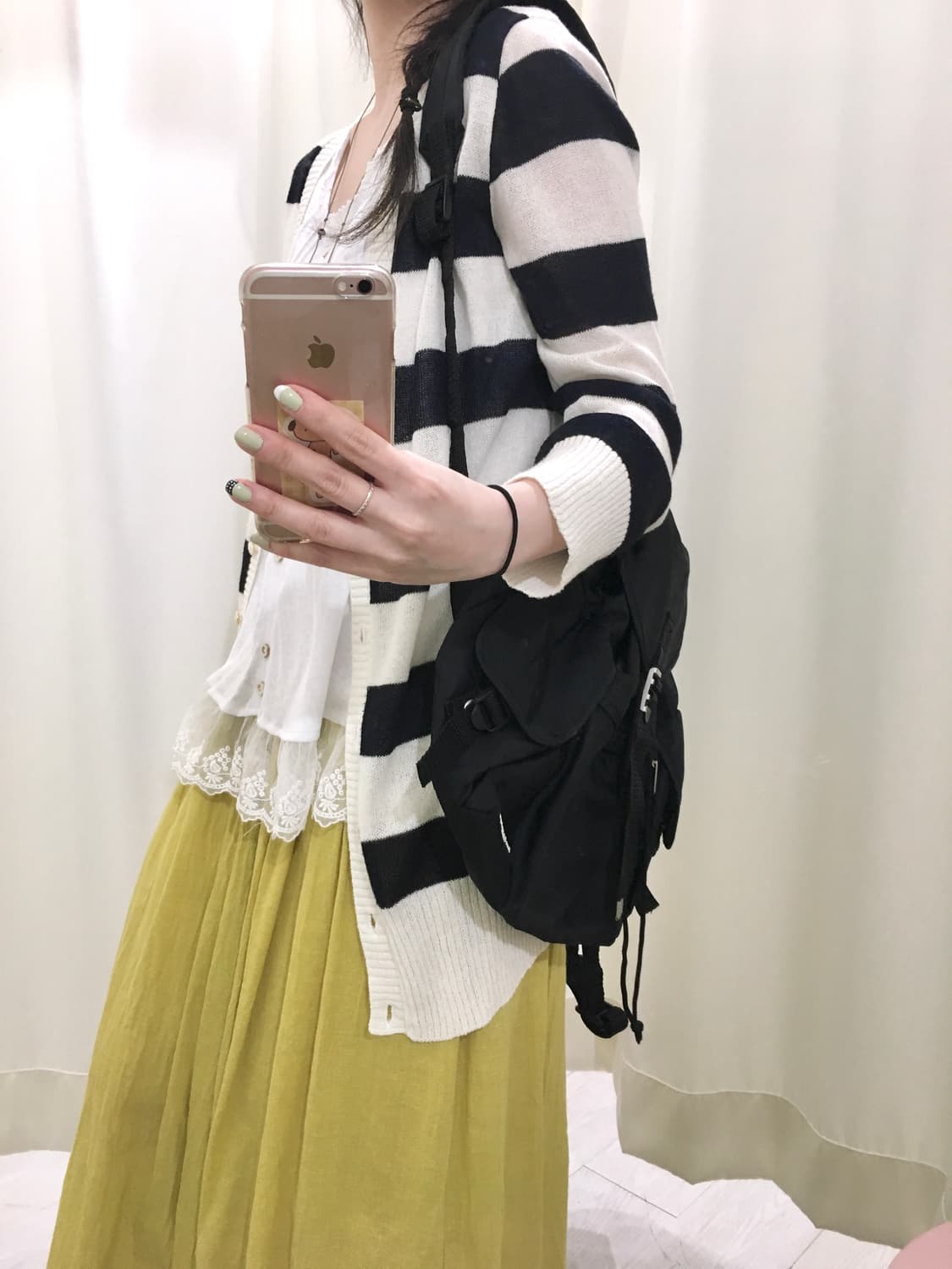 OZOC Stripe cardigan 상품이미지5