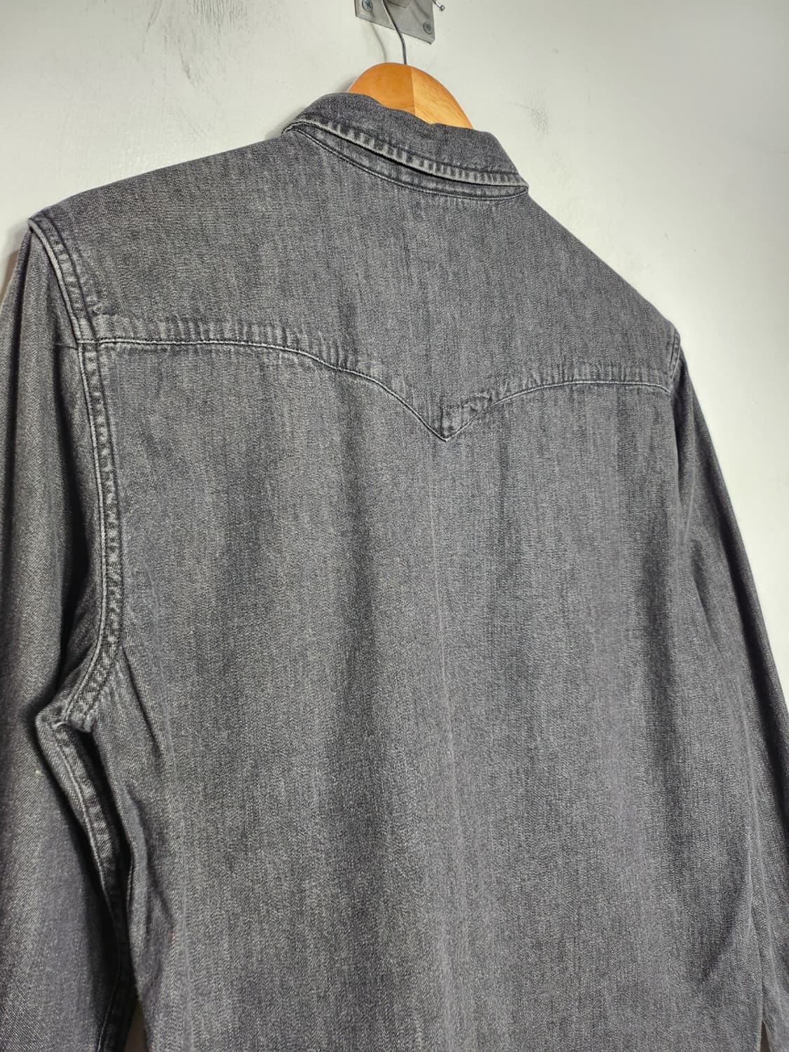 S 리바이스 흑청 웨스턴 셔츠 상품이미지6