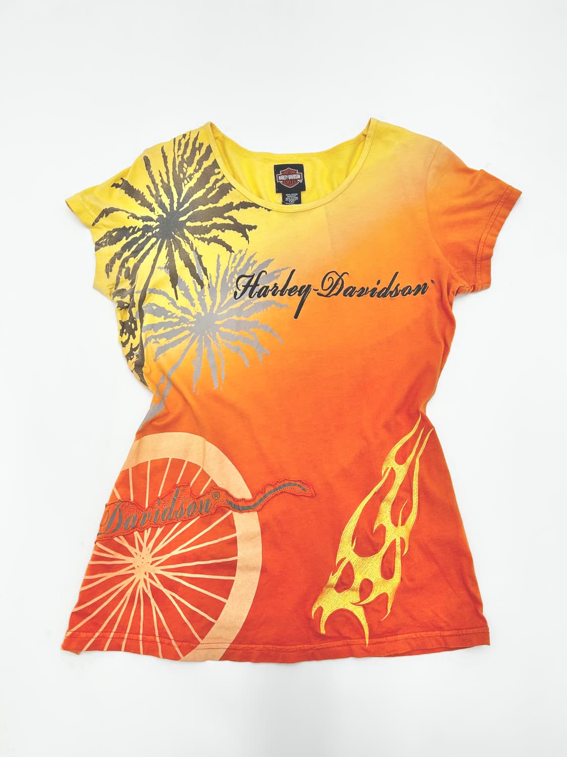 할리데이비슨 베드아즐드 우먼 반팔티 상품이미지1