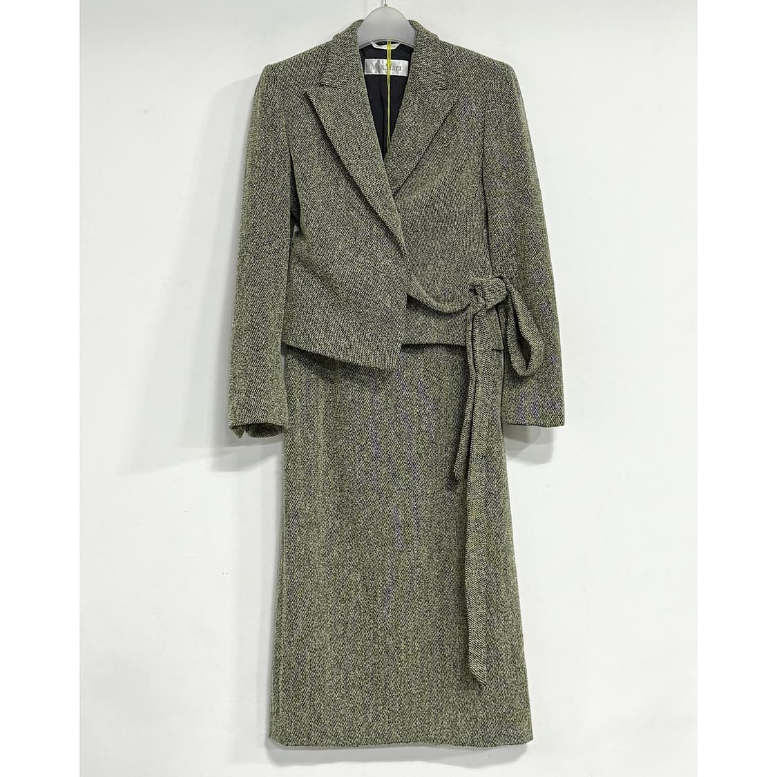 막스마라 벨티드 트위드 울 자켓 스커트 투피스 set 상품이미지1