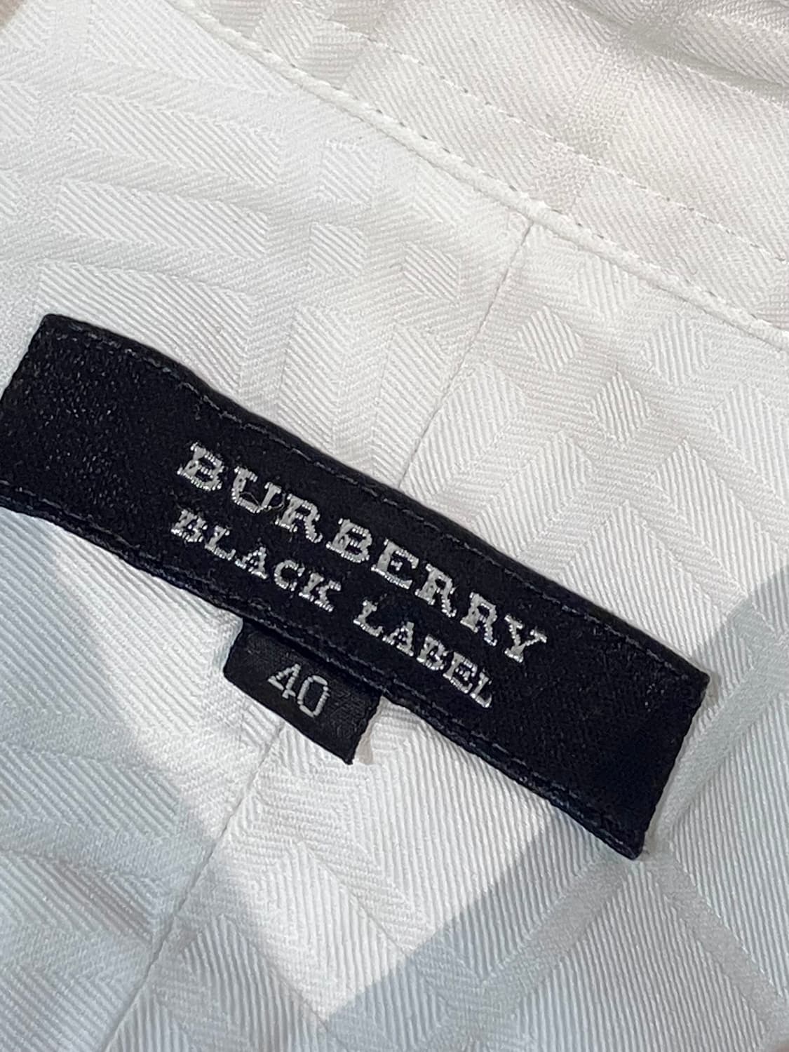 버버리 블랙라벨 체크 커프스 셔츠 화이트   #csz4155 상품이미지6