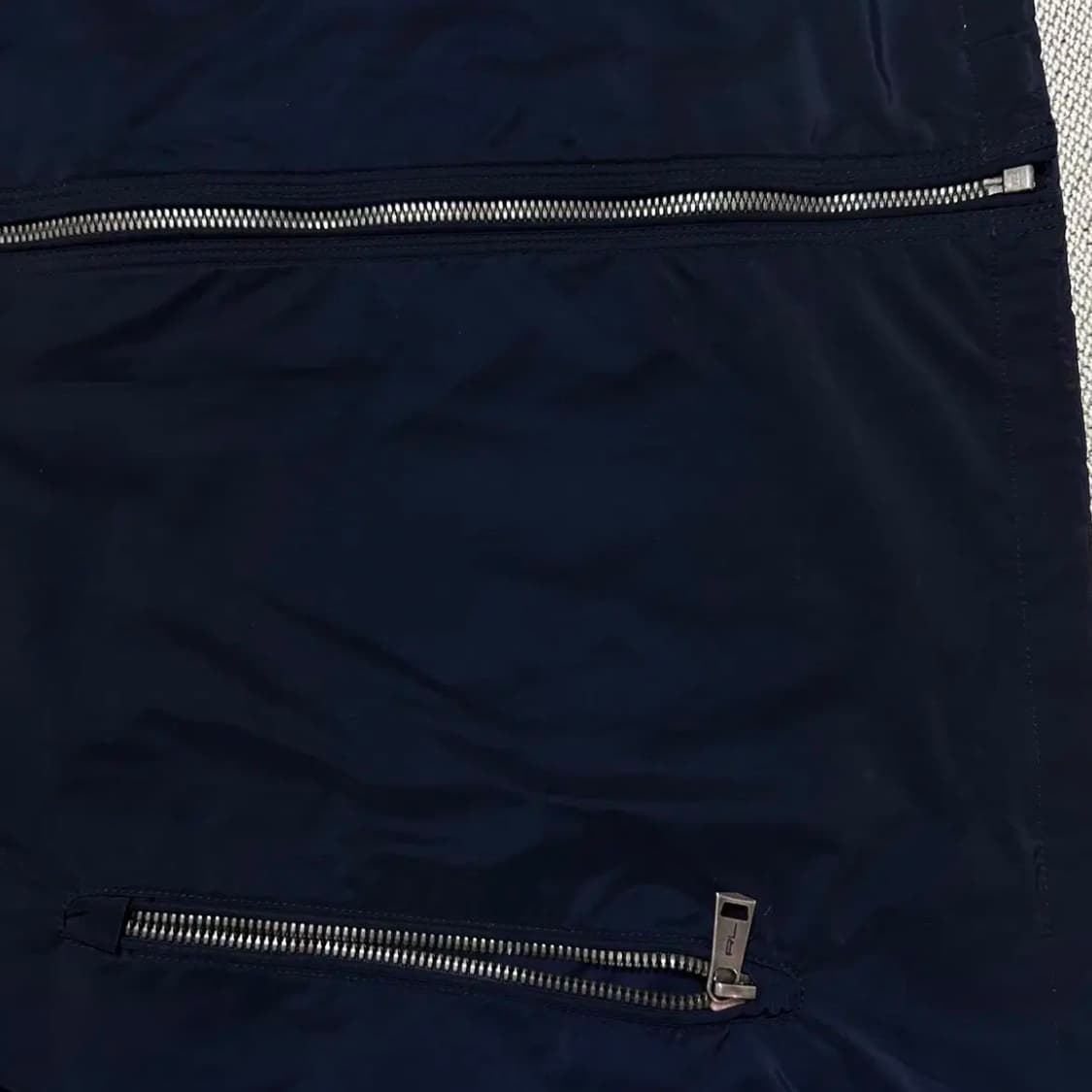 폴로 오버사이즈 네이비 나일론 후드 자켓(3XL) 상품이미지8