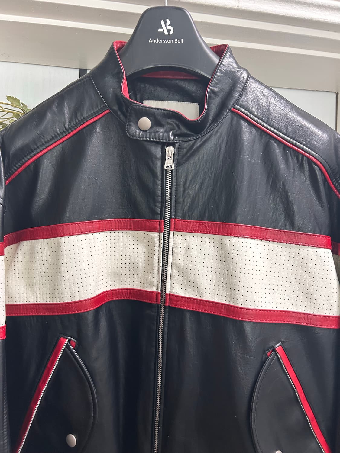 레씨토 레이싱 레더 자켓 상품이미지3