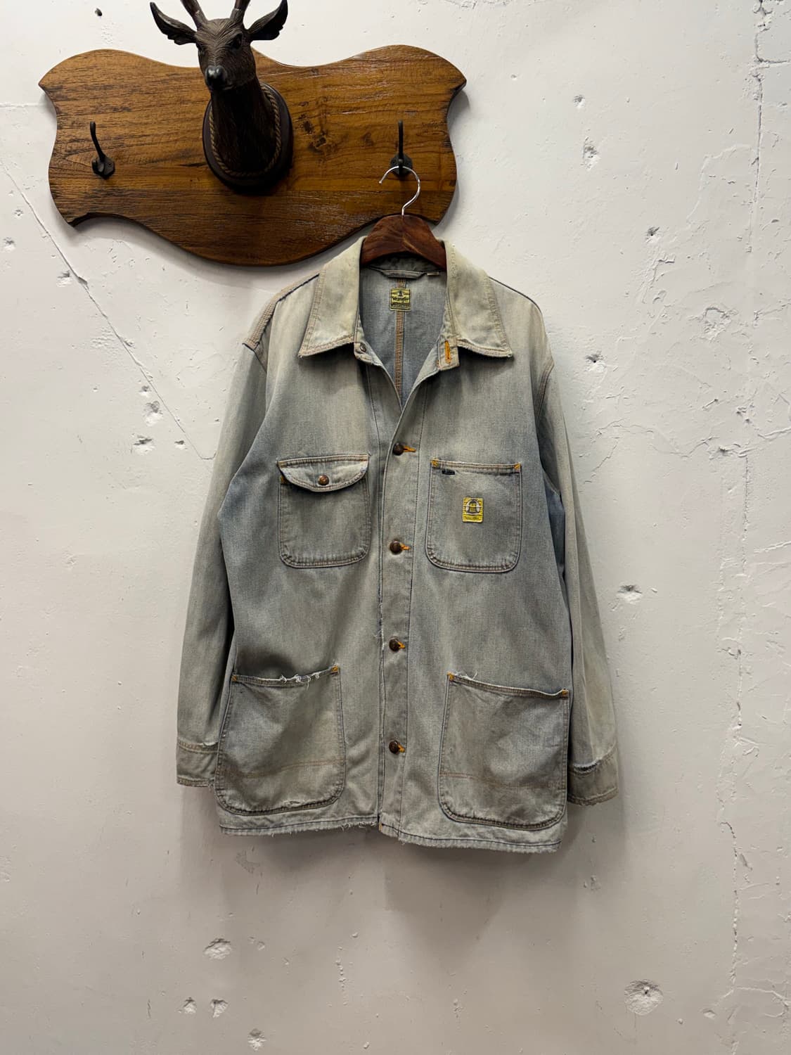 L) Japan Wrangler Blue Bell Denim Chore  상품이미지2