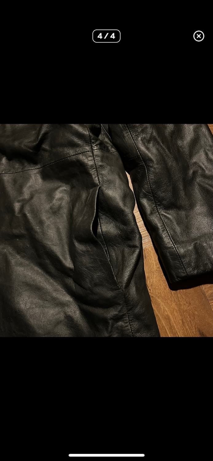 캘빈클라인 레더 블랙 가죽 카코트(머듈,꼼데가르송 옴므) 상품이미지8