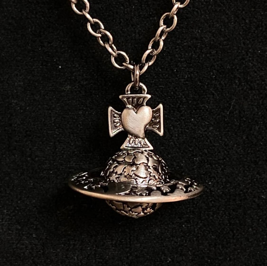 비비안웨스트우드 아카이브 황동 orb 각인 팬던트 목걸이 상품이미지6