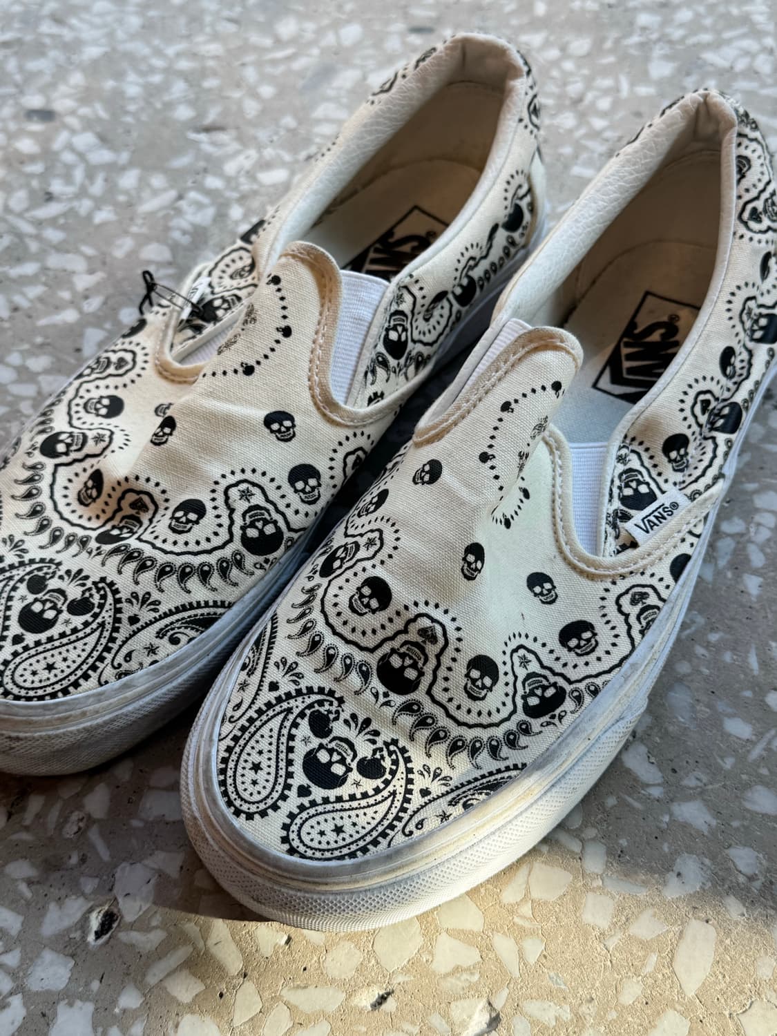 Vans Classic Slip On Bandana Classic Whi 상품이미지2