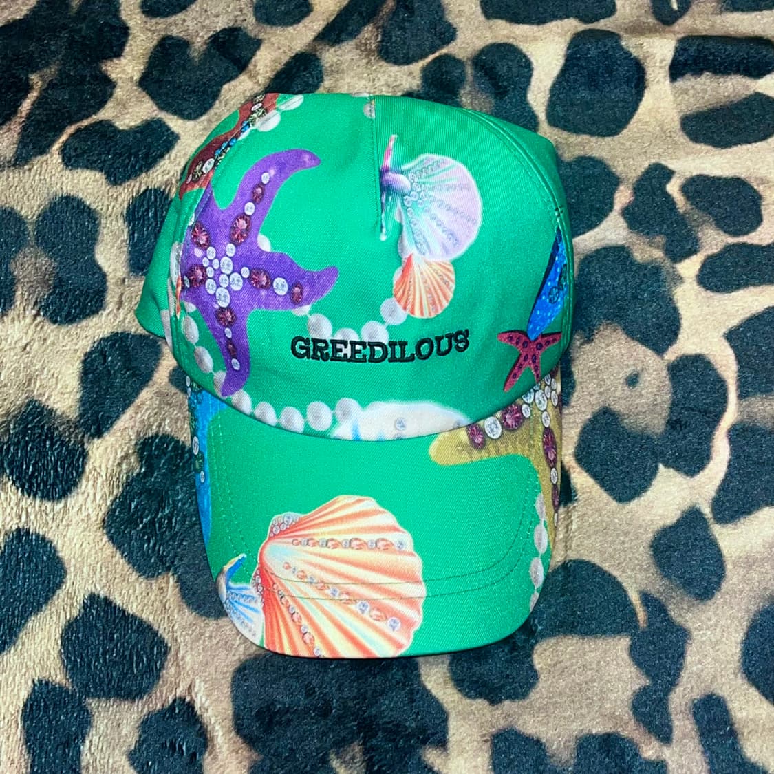 [남녀공용]그리디어스 오션 펄 프린트 볼캡 상품이미지2