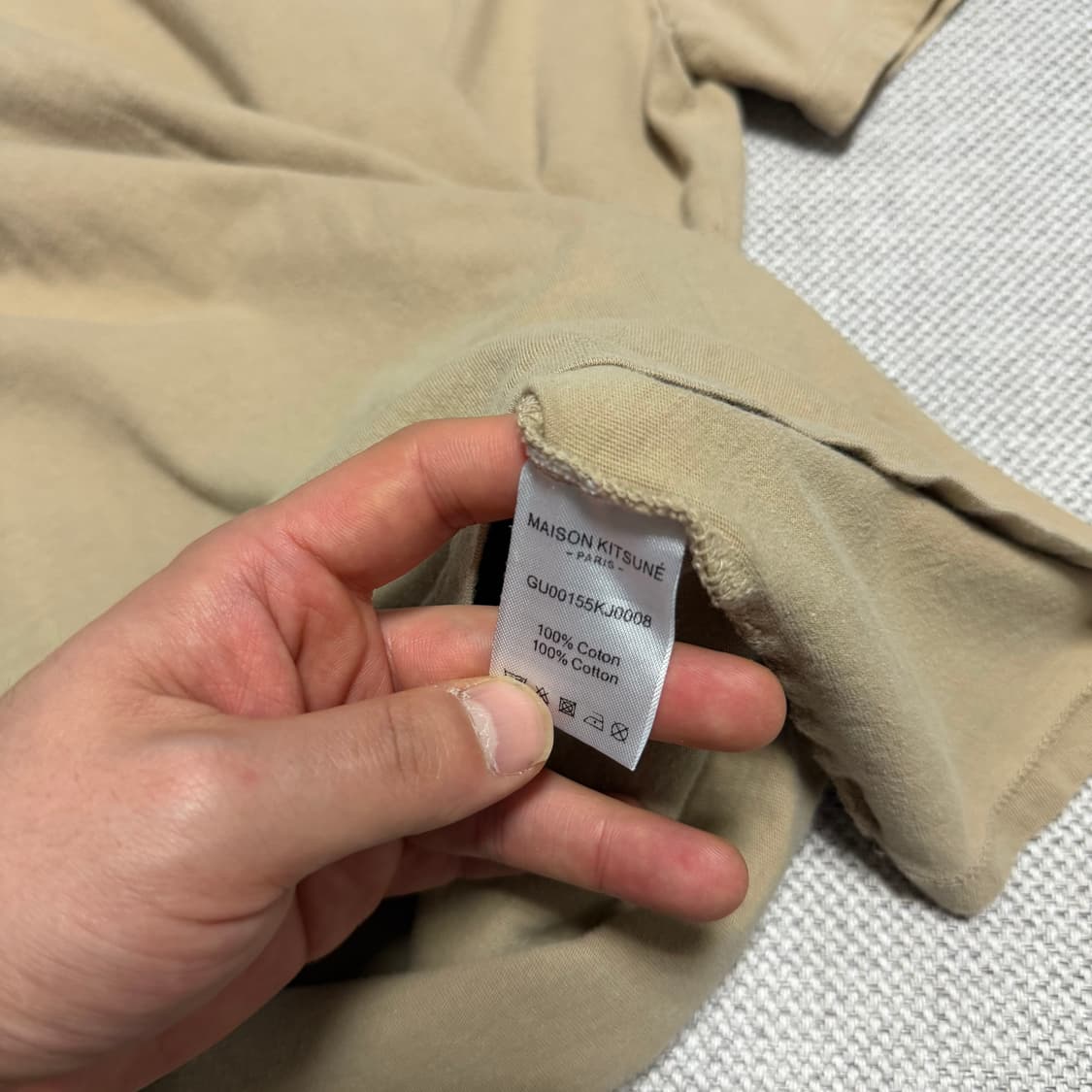 메종키츠네 더블 폭스 패치 반팔티 상품이미지4