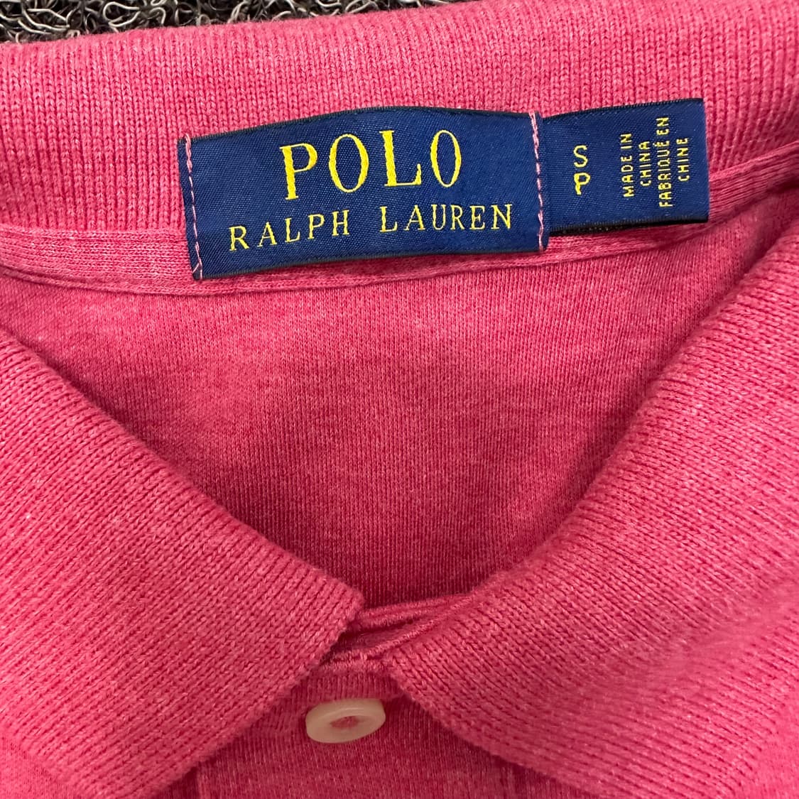 POLO 폴로 랄프로렌 카라티 반팔티셔츠 핑크 S 상품이미지3