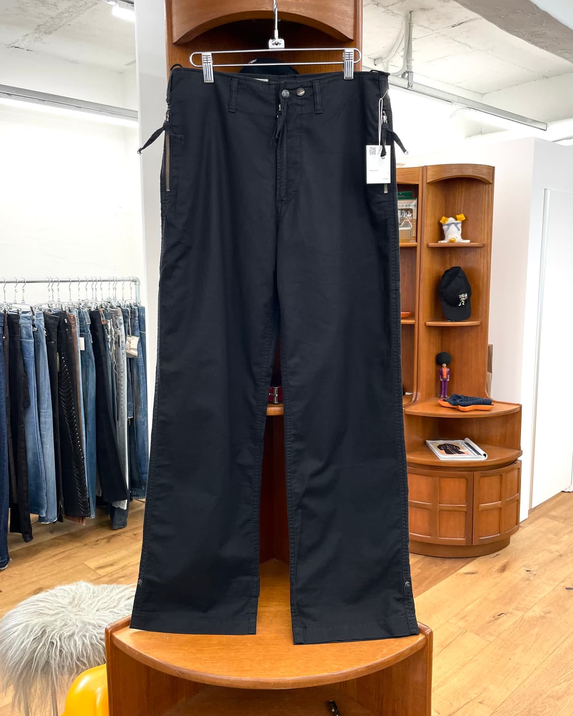 [S] 엔할리우드 블랙 코튼 팬츠 상품이미지4