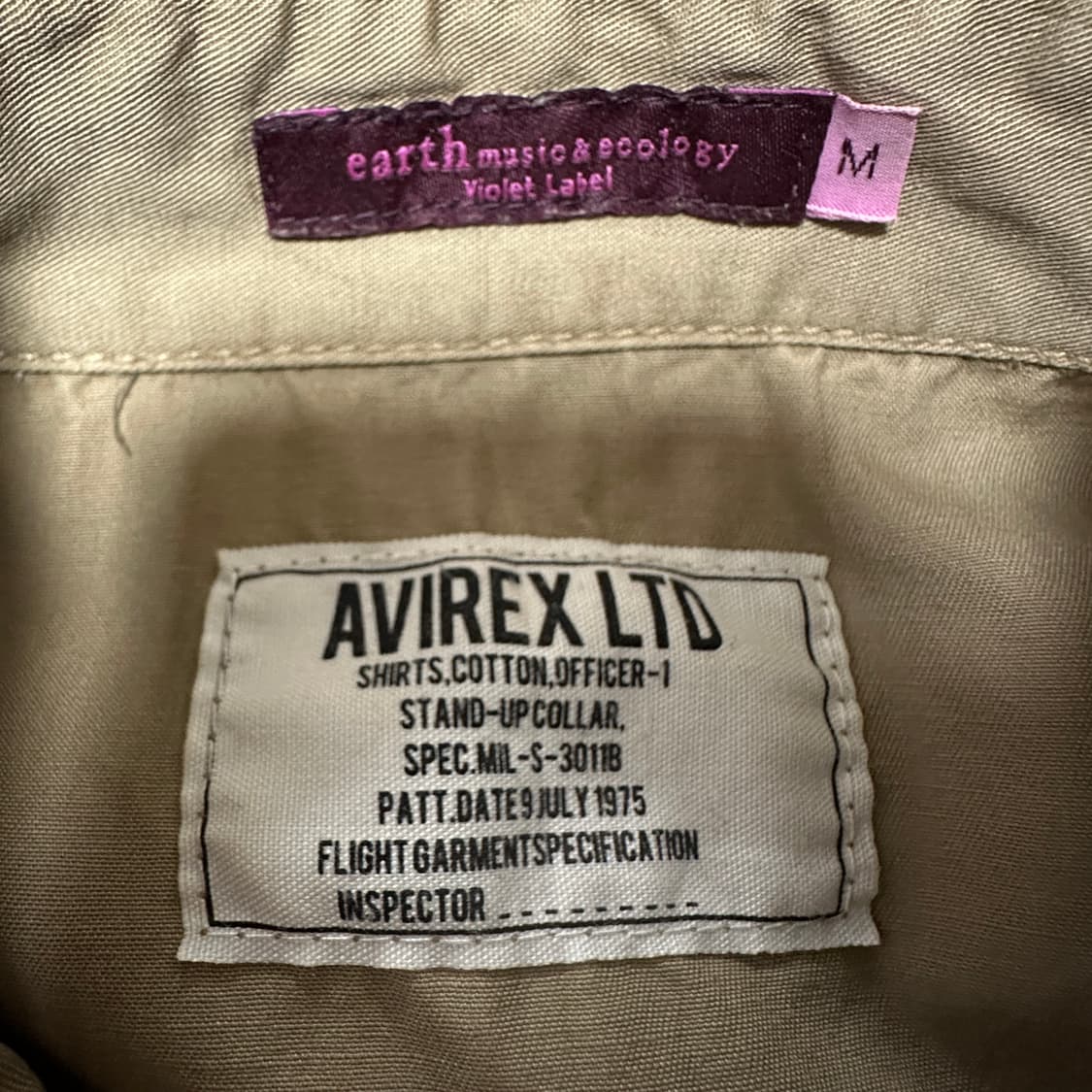 AVIREX X EARTH work shirt 상품이미지3