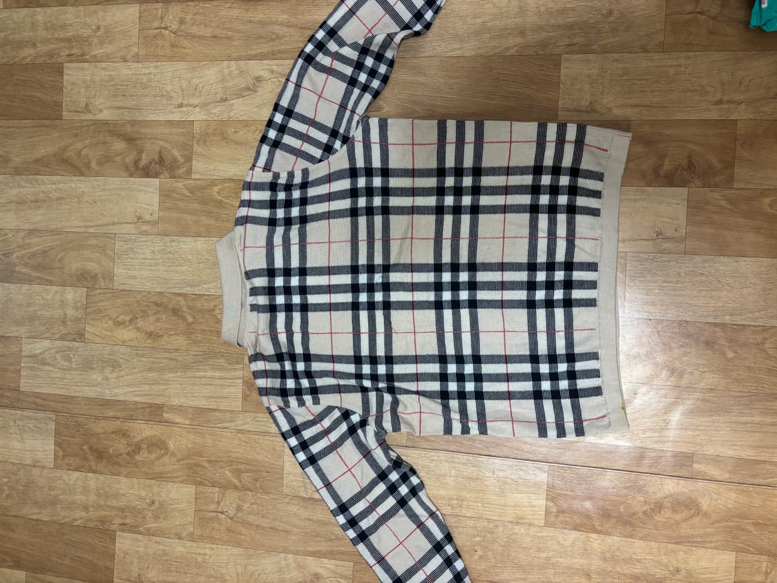 [Condition A+] 버버리 런던 클래식 체크 메리노 울 니트 (L 상품이미지2