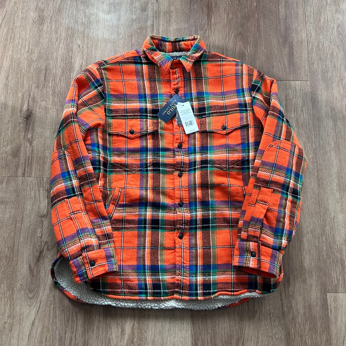 새상품 폴로 랄프로렌 럼버 체크 스포츠 자켓 상품이미지2