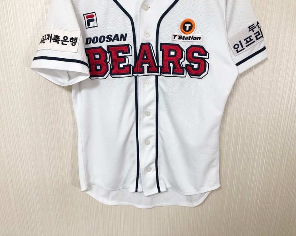 (2) KBO 필라 두산베어스 어센틱 홈유니폼/져지 90 #37 박건우 상품이미지3