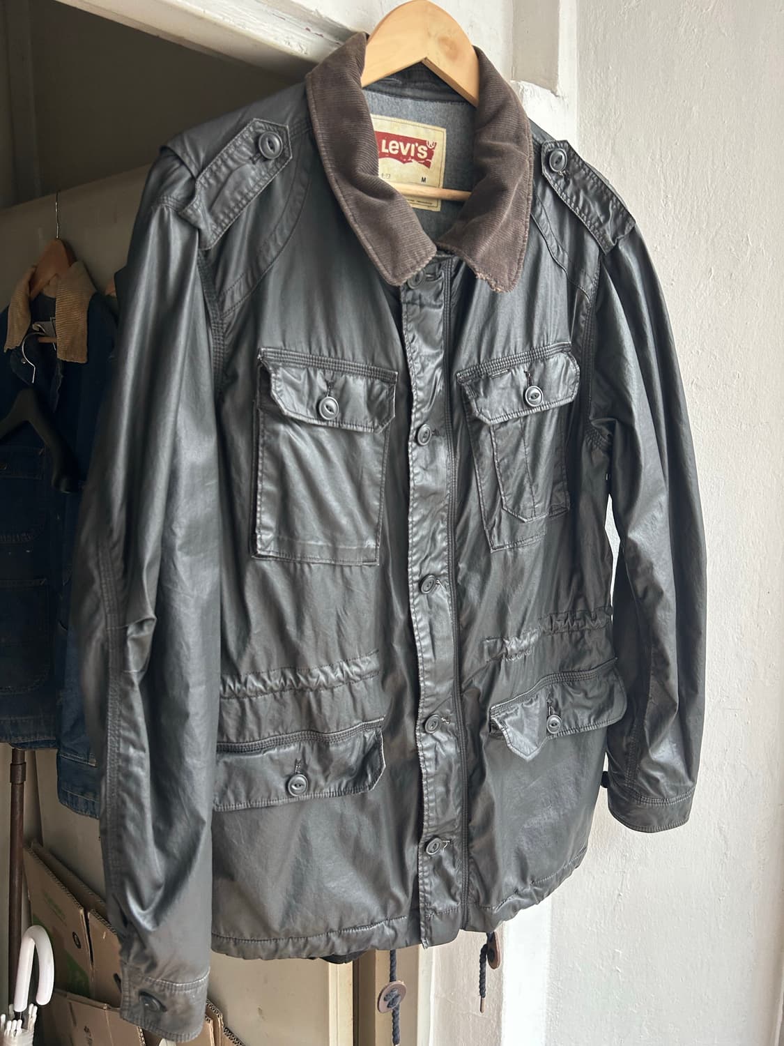 00’s 리바이스 블랙코티드 필드자켓 상품이미지1