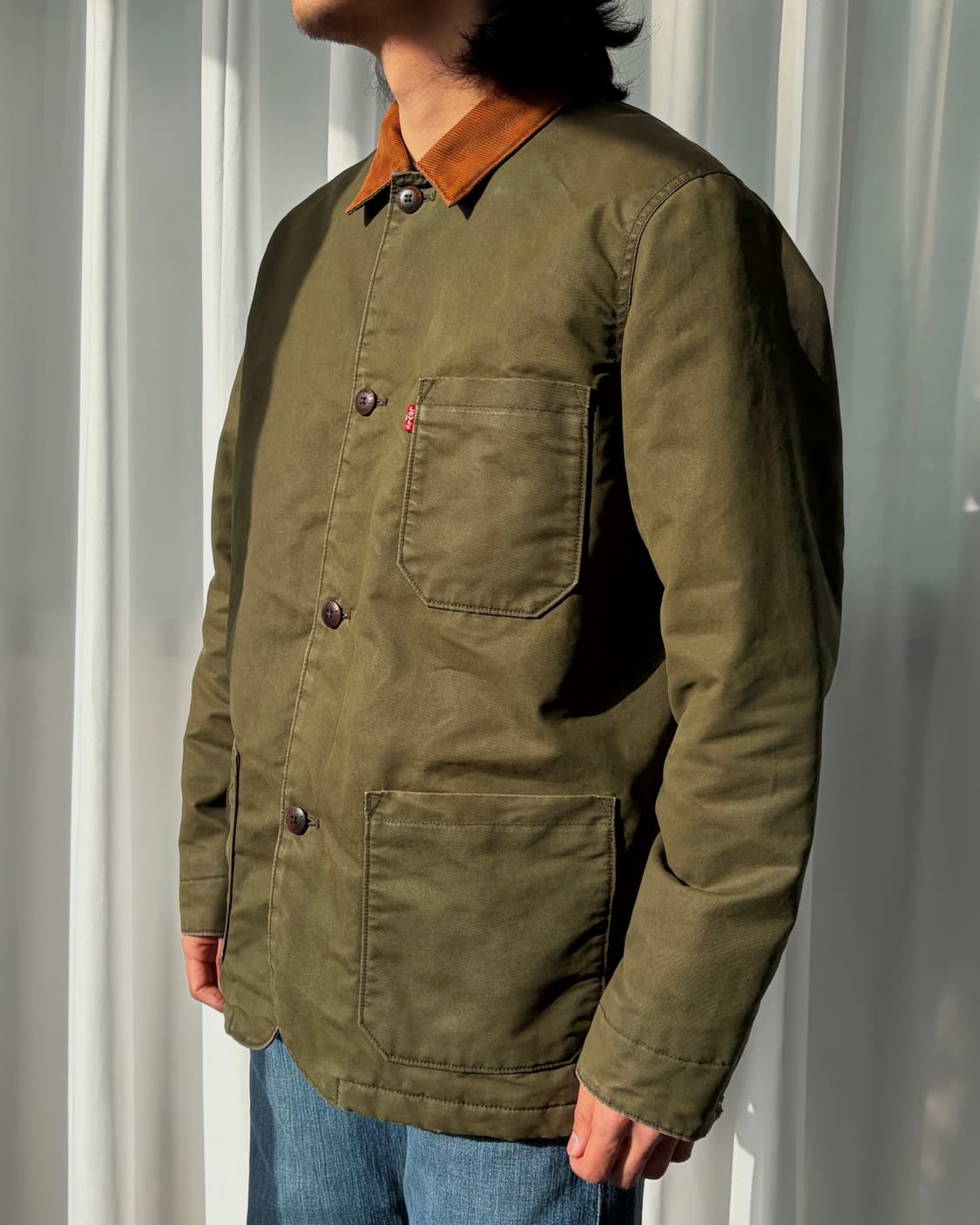 [L]리바이스 Levi's 왁스 올리브 엔지니어 워크 자켓 상품이미지2