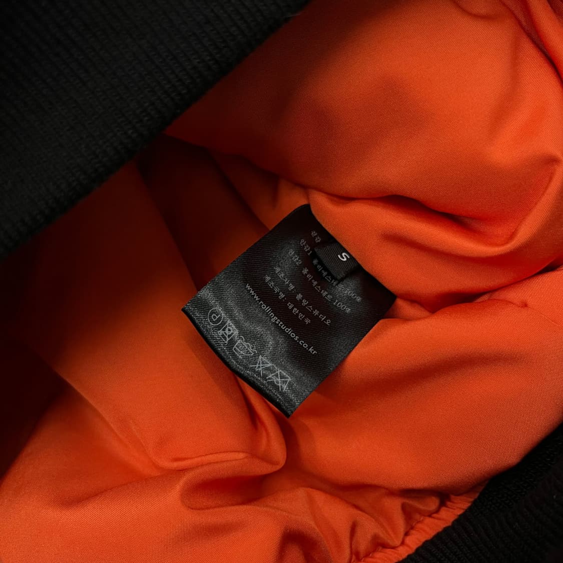 롤링 스튜디오 오버핏 MA-1 봄버 자켓 S ( 발매가 24만6000 원 상품이미지6