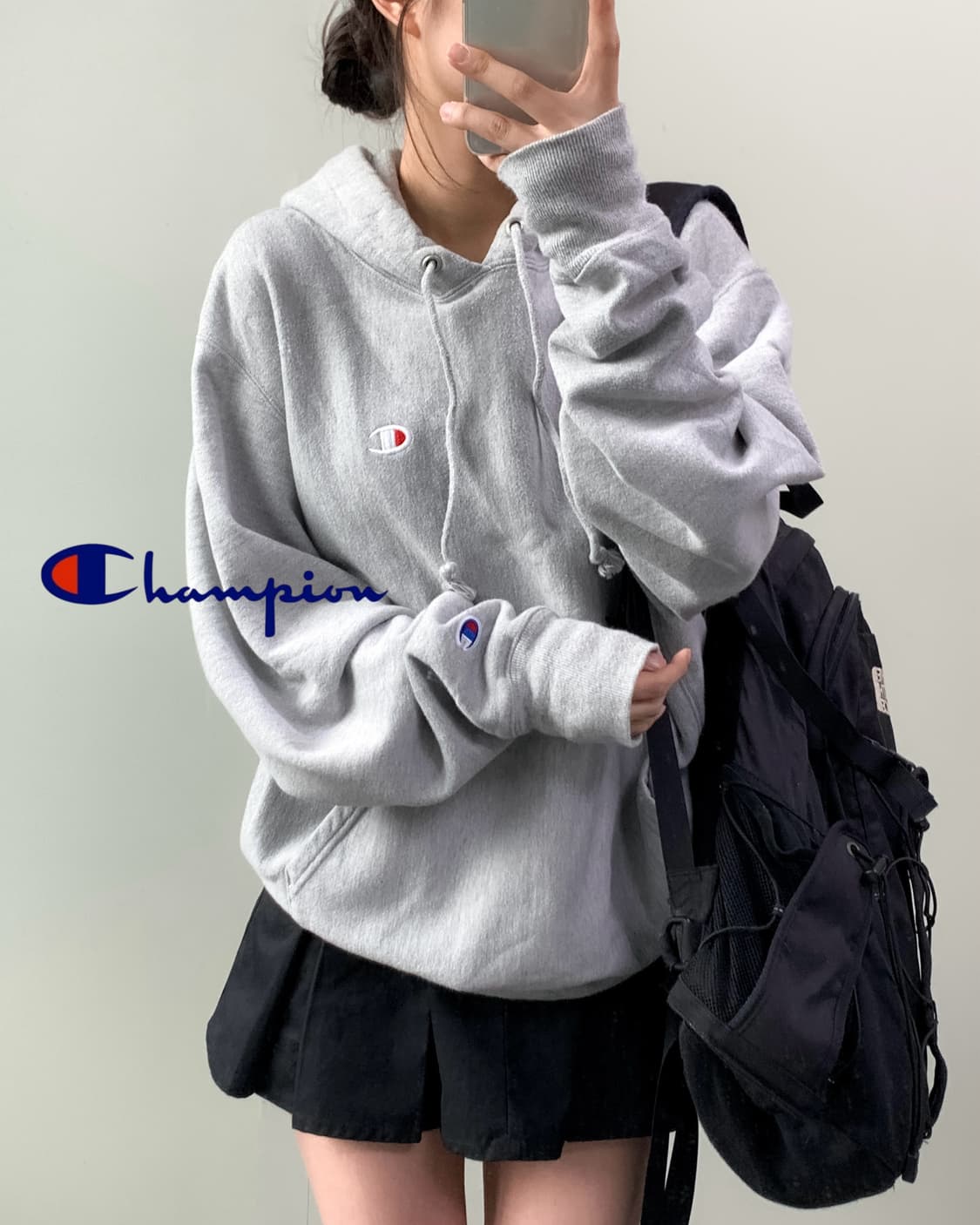 챔피온 리버스위브 후드티  상품이미지1