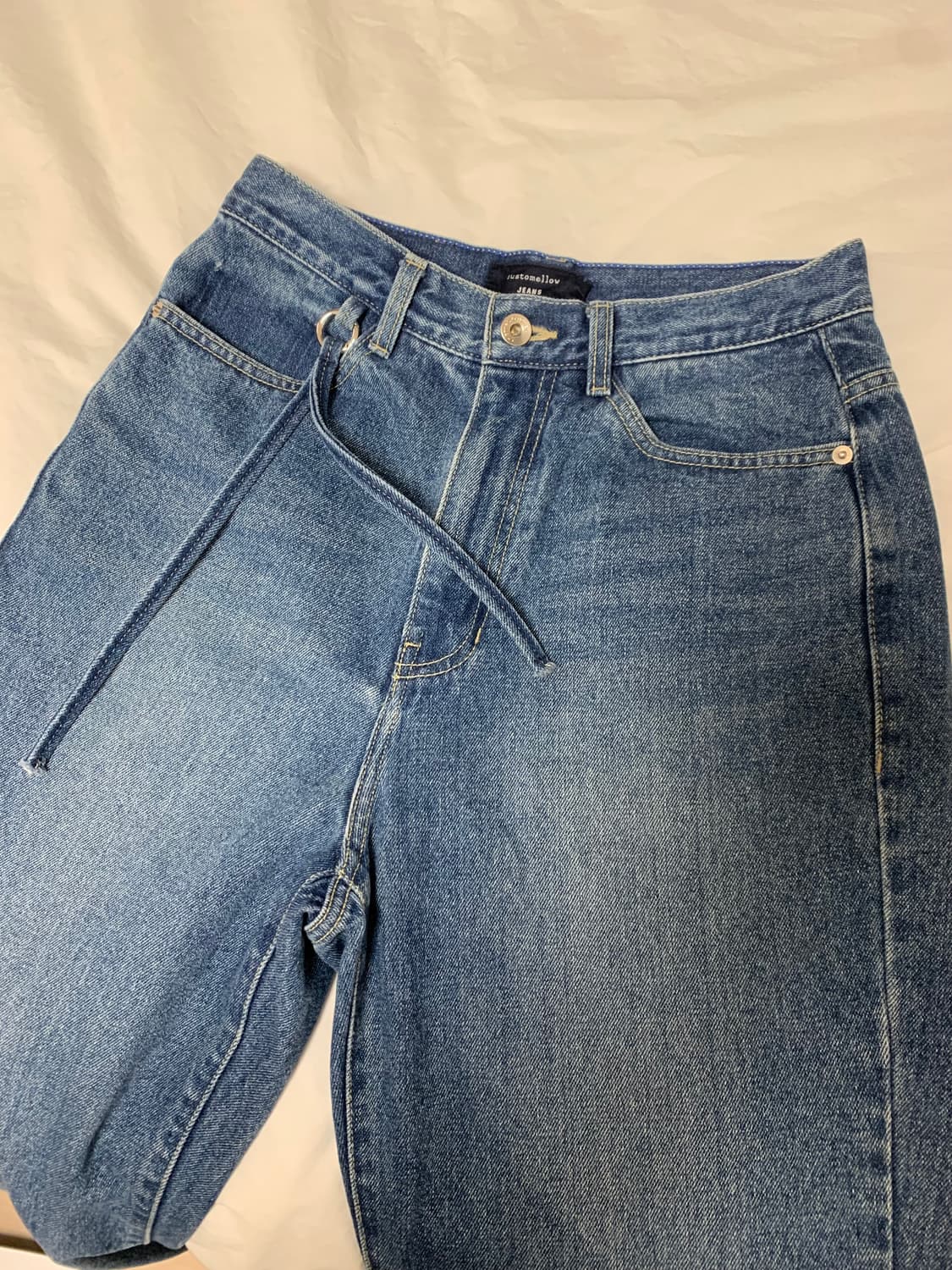 커스텀멜로우 세미와이드 워시드진 28 상품이미지1