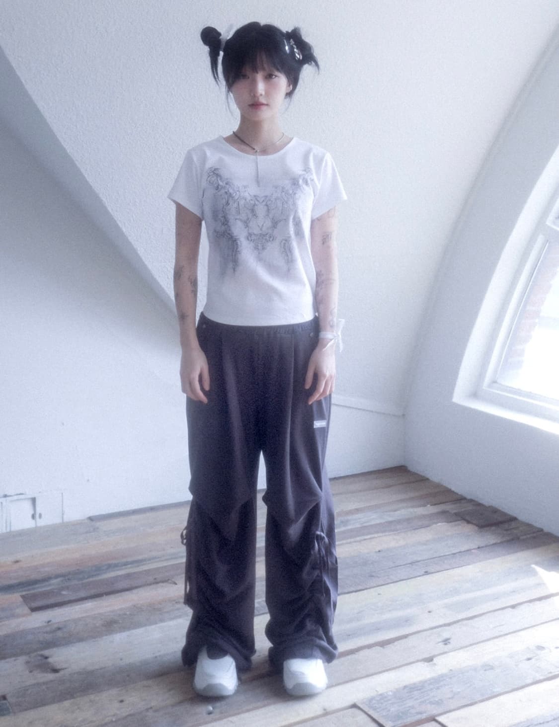 허그유어스킨 와이드 조거팬츠 HS ver 상품이미지1