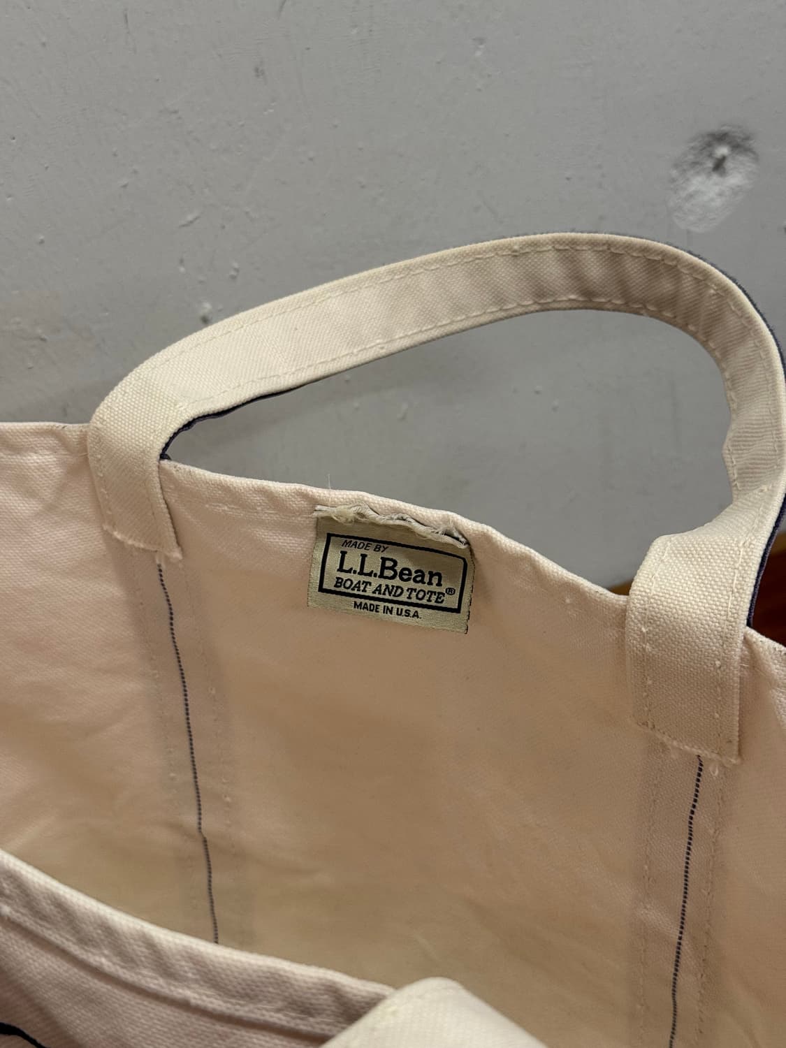 90s USA L.L.Bean 엘엘빈 캔버스 토트백 상품이미지8