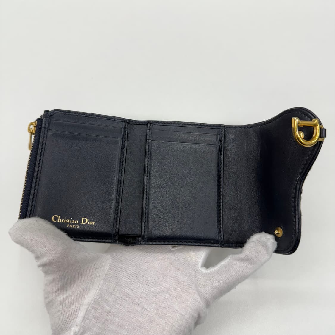 [OS] 디올 오블리크 새들 로투스 반지갑 상품이미지8