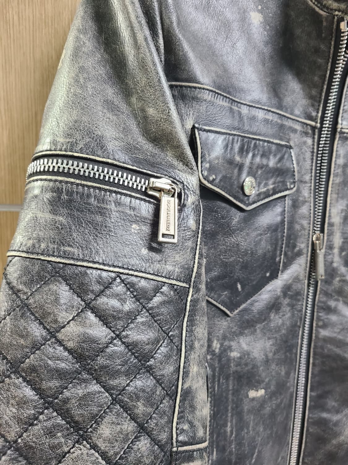 디스퀘어드2 가죽 자켓 46 상품이미지5