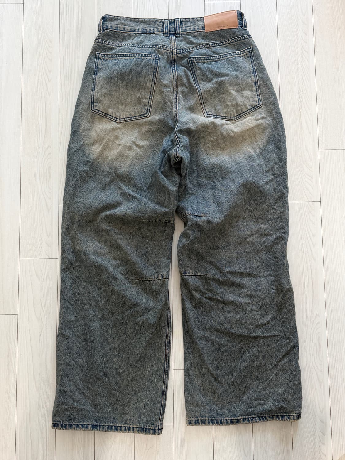 999휴머니티 AV PLEATS DENIM PANTS  상품이미지2