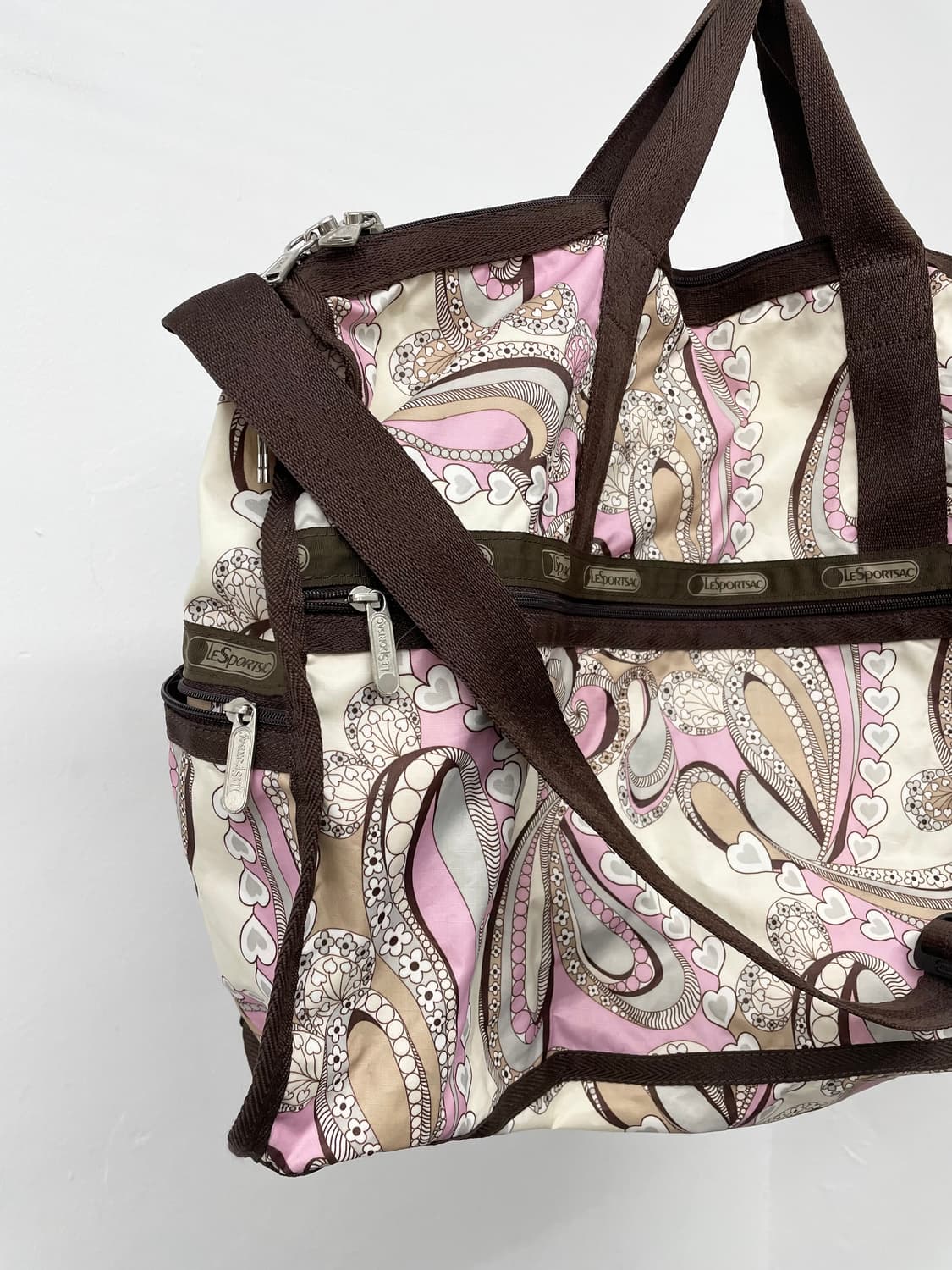 레스포삭 딸기초코 페이즐리 2way 보스턴백 상품이미지4