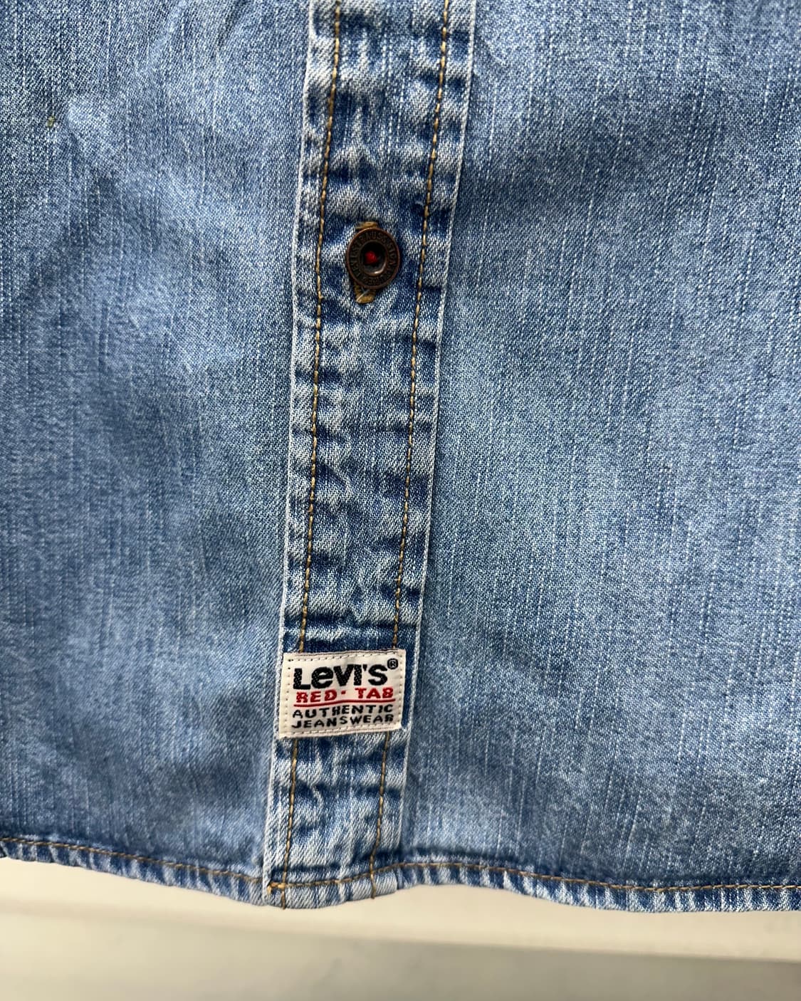 (3XL)90'S 리바이스 데님 셔츠-M2380 상품이미지4