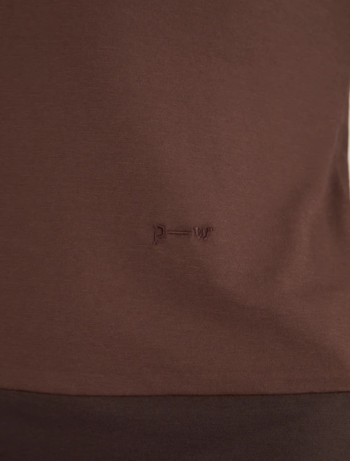 [S,M]팔로마울 Sombrita 롱 슬리브리스 탑/브라운 상품이미지6