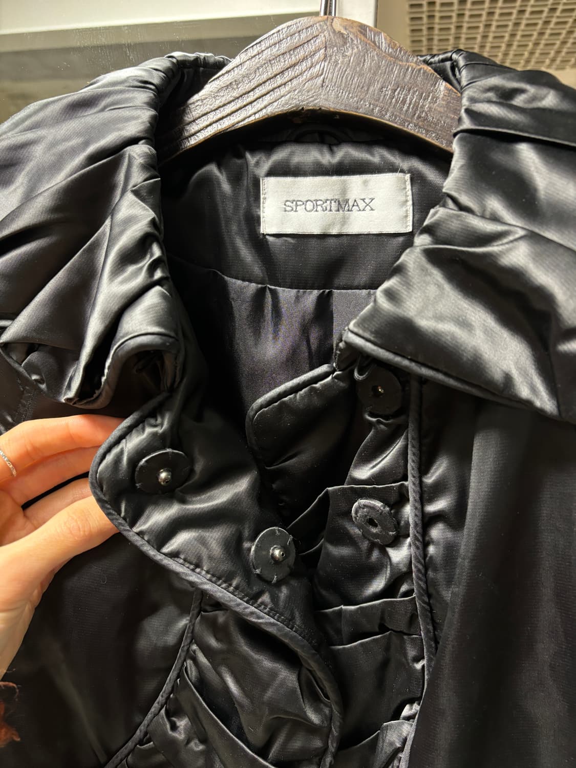 스포츠막스 크롭 게더 자켓 상품이미지4