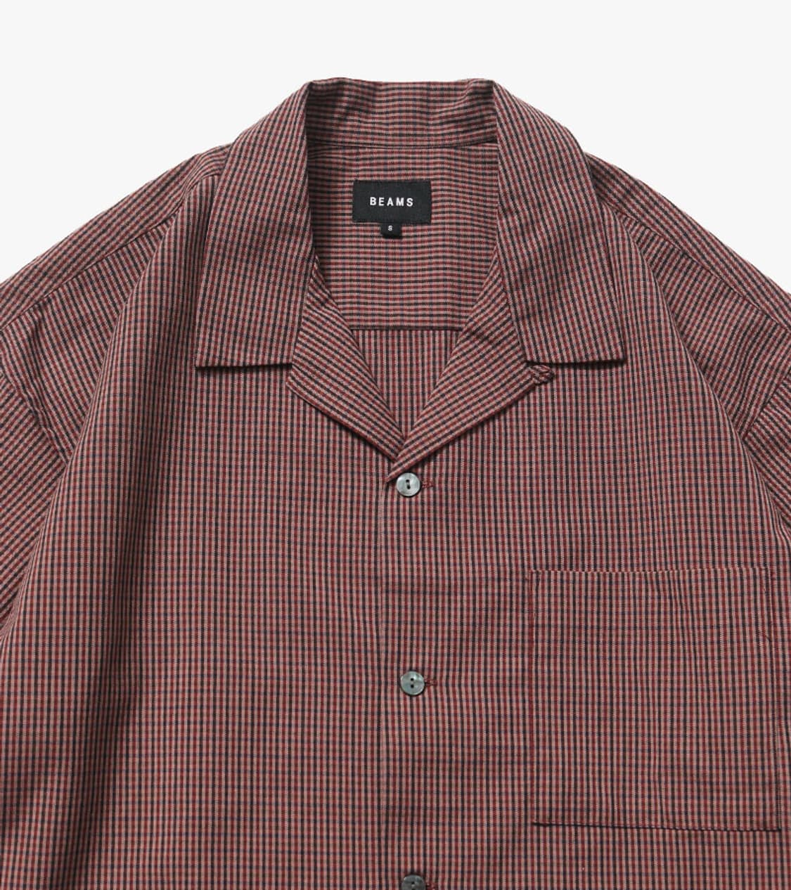 BEAMS - LOOSE FIT CHECK SHIRT 상품이미지4