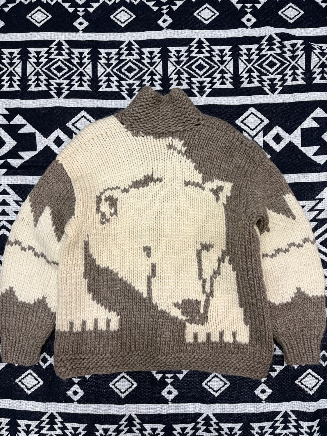 Cowichan (canadian sweater) L 북극곰 코위찬 상품이미지1