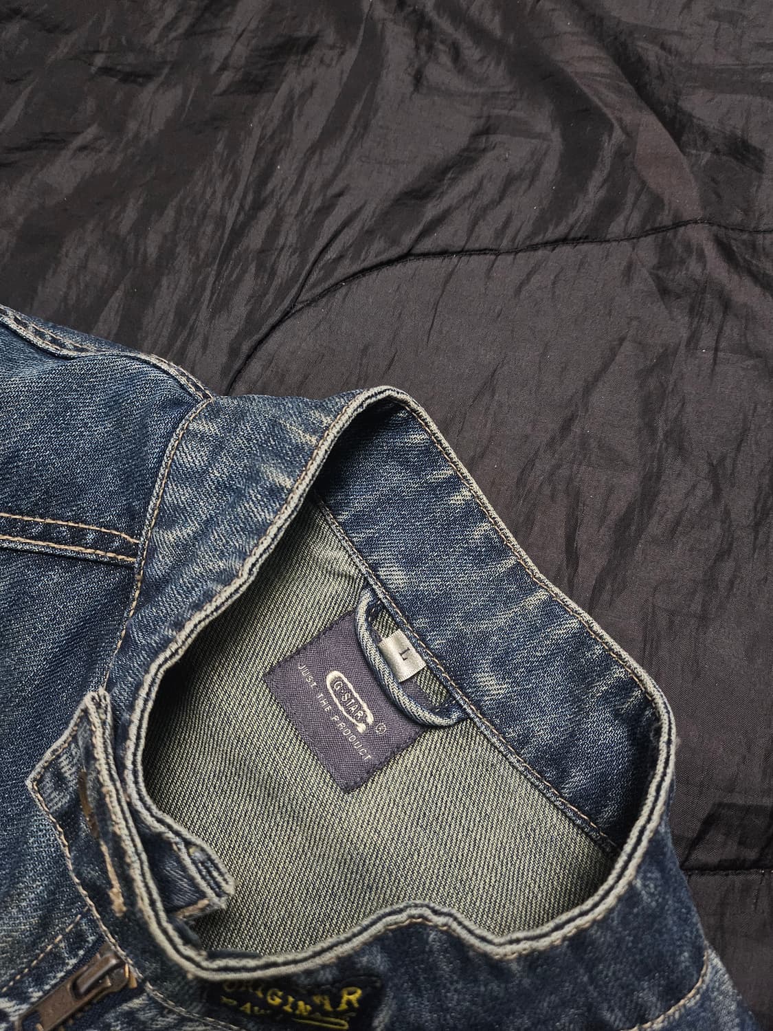 지스타 싱글 차이나 데님 자켓 L 상품이미지4