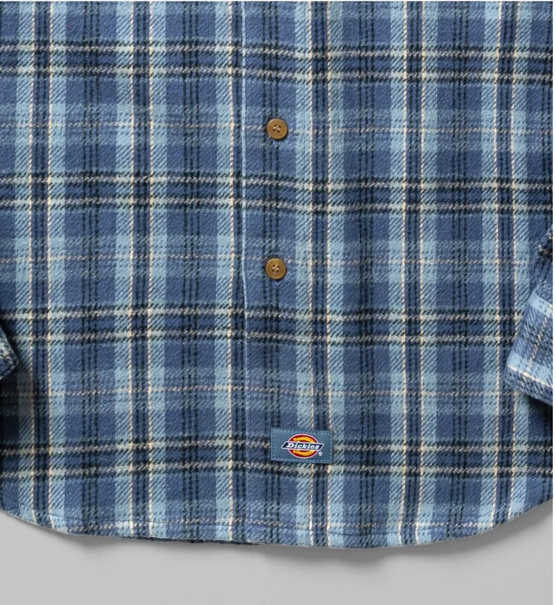 디키즈 코튼 플란넬 셔츠 SKYBLUE 상품이미지7