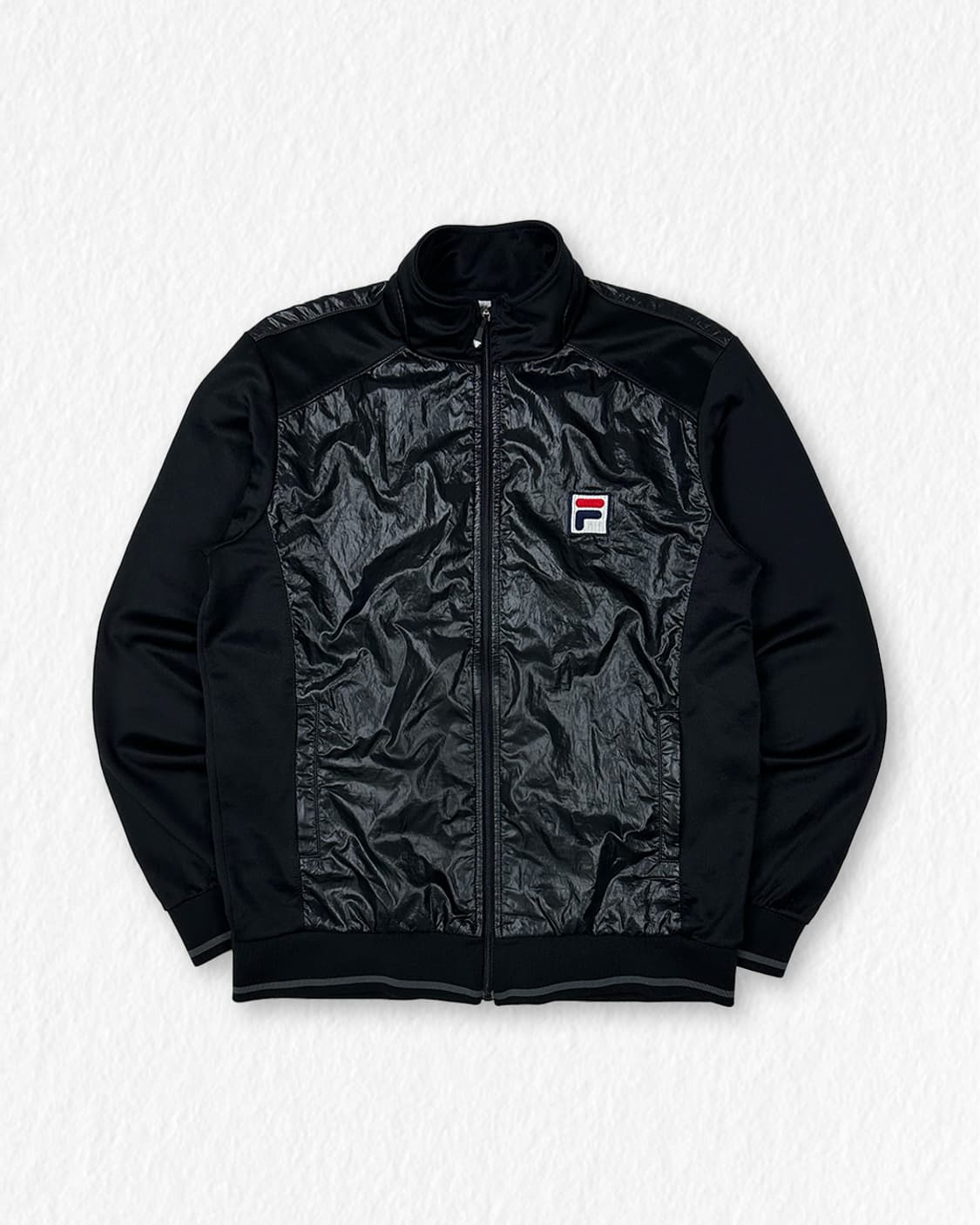 휠라 글로시 트랙탑 블랙 상품이미지1