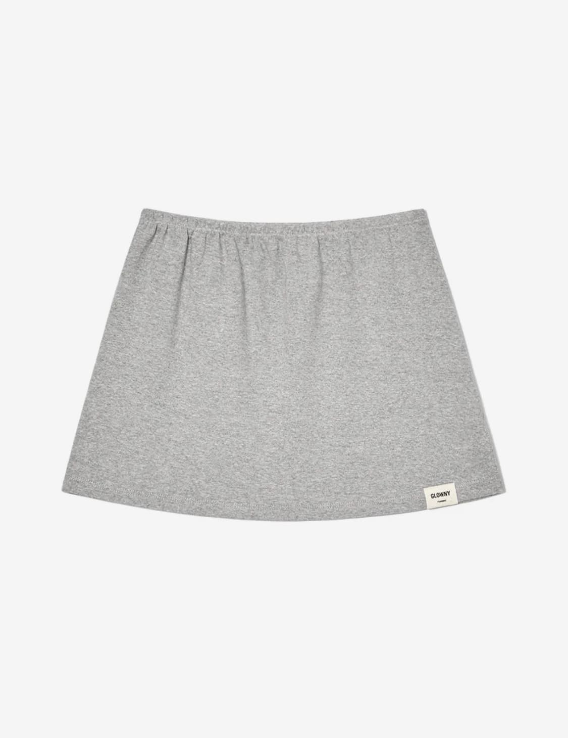 글로니 G classic skirt 클래식 미니스커트 멜란지그레이L 상품이미지2
