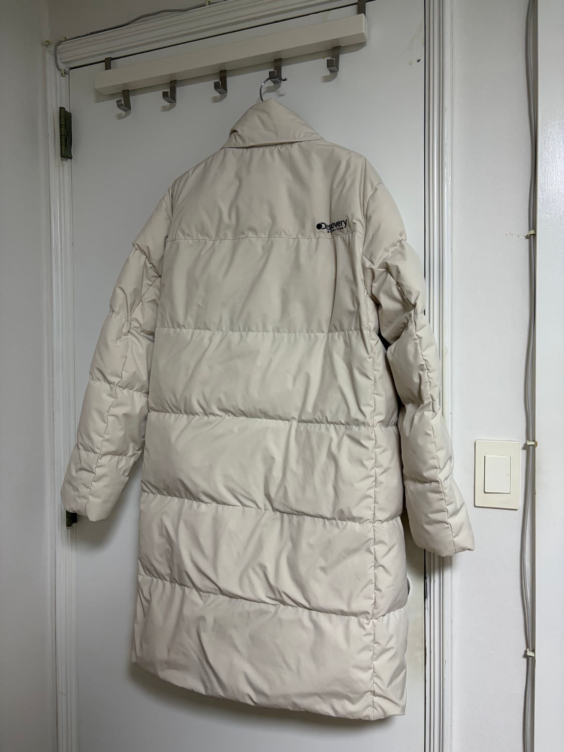 디스커버리 롱패딩 화이트 (100) 상품이미지2